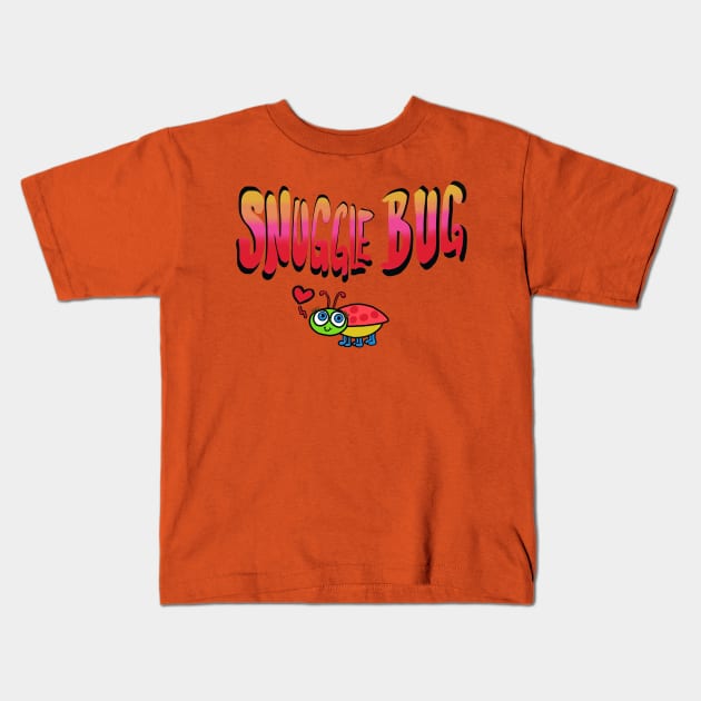 snuggle bug Kids T-Shirt by wolfmanjaq